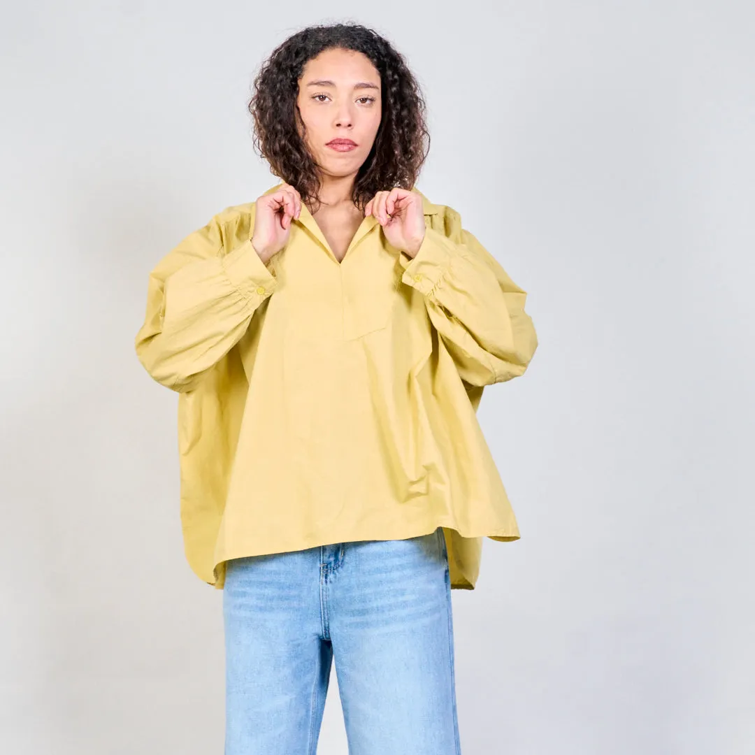 Oversized flowy blouse wholesale
