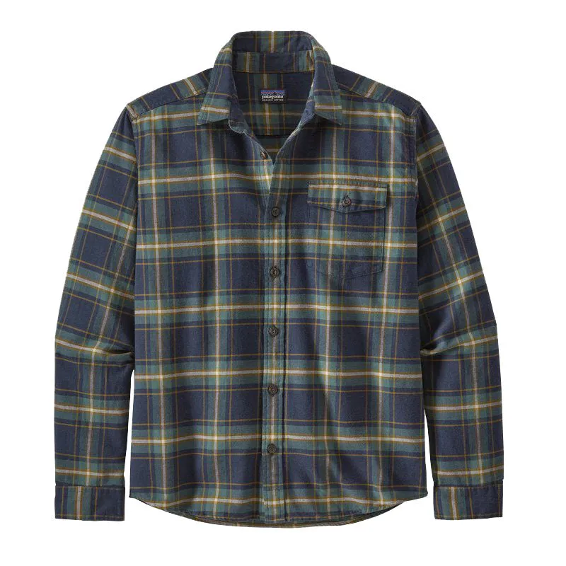 Patagonia Fjord Lightweight Flannel - Lawrence/New Navy