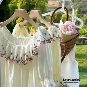 Ruffle Cottagecore Pajama Dress
