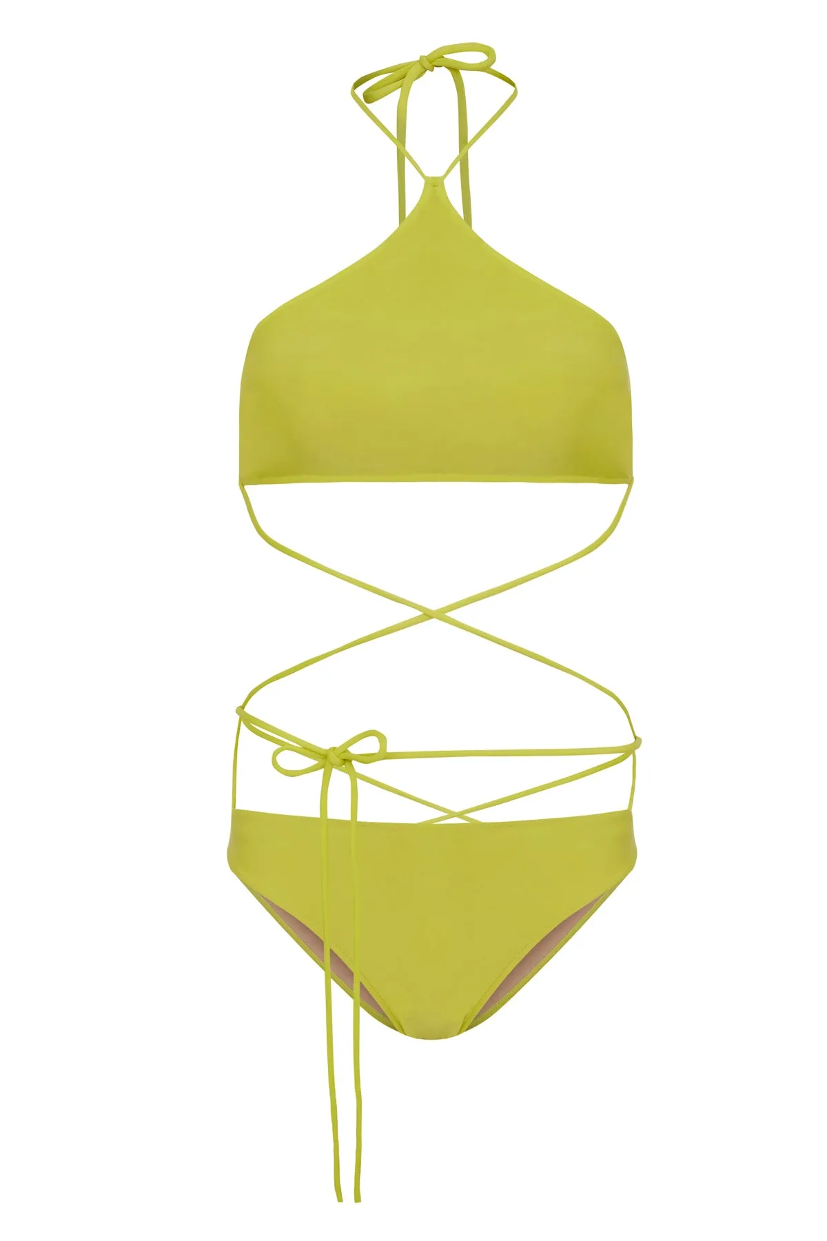Solid Wraparound Bikini