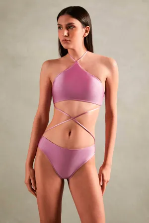 Solid Wraparound Bikini