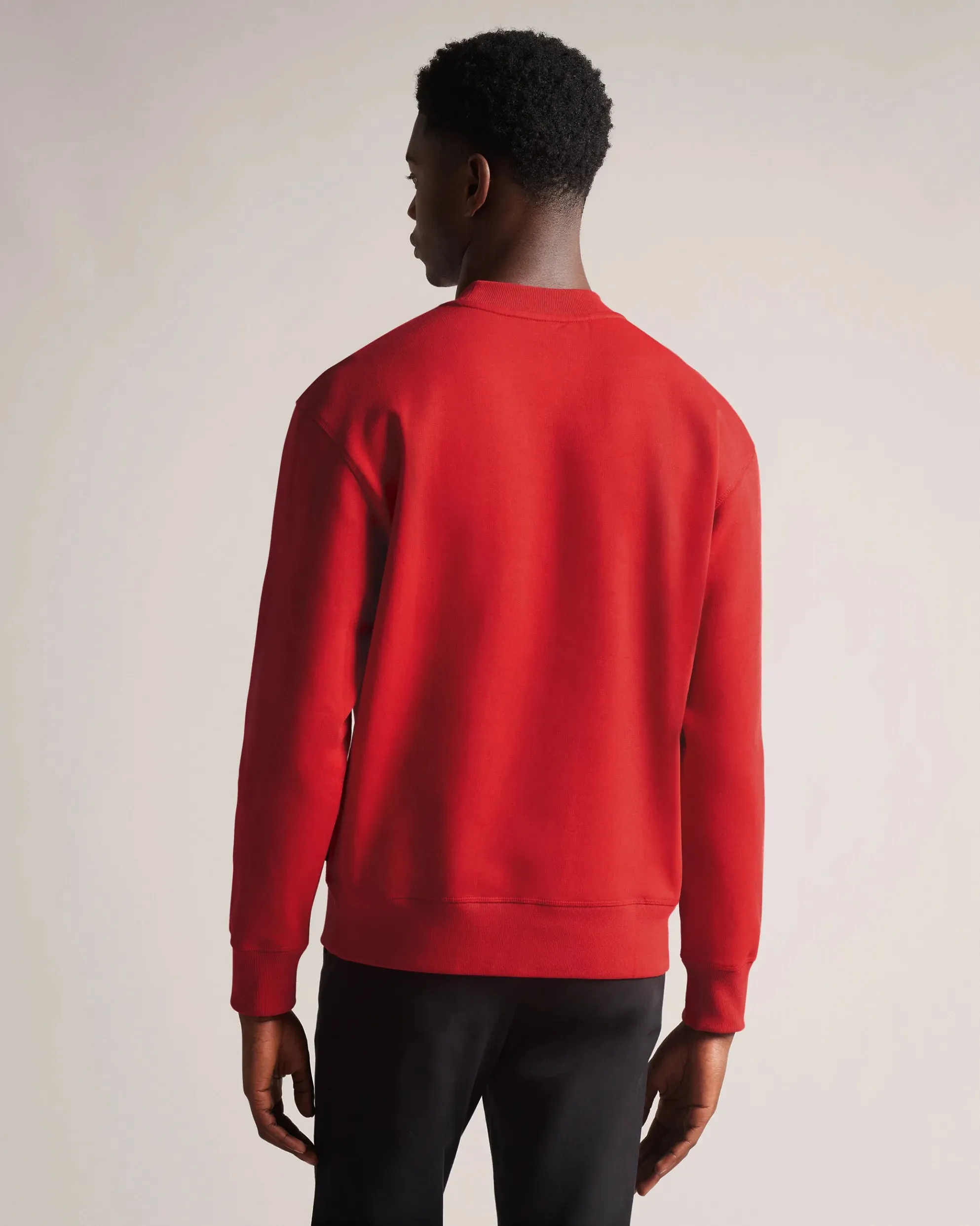 Ted Baker Aye Long Sleeve Relaxed Graphic Sweatshirt | Red