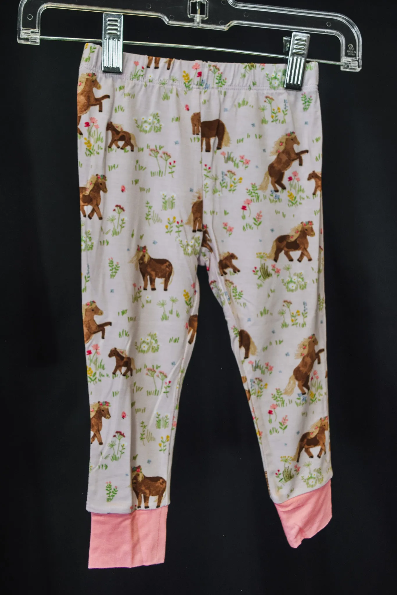 Watercolor Pink Pony Lounge Set