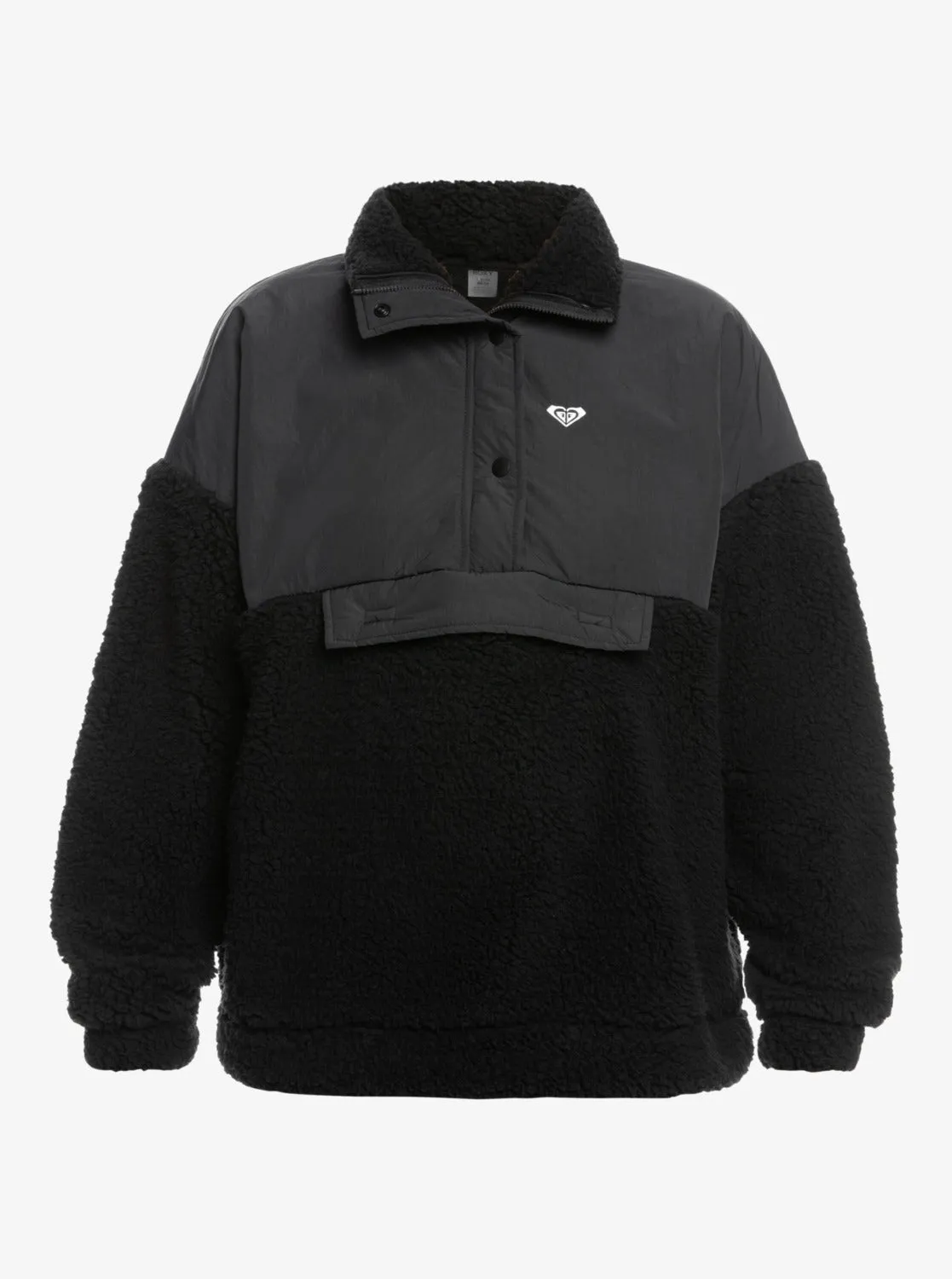 Waves Of Warmth Half-Zip Mock Neck Fleece - Anthracite