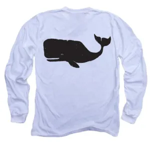 Whale Long Sleeve Light Shirt (w/ Free Necklace)