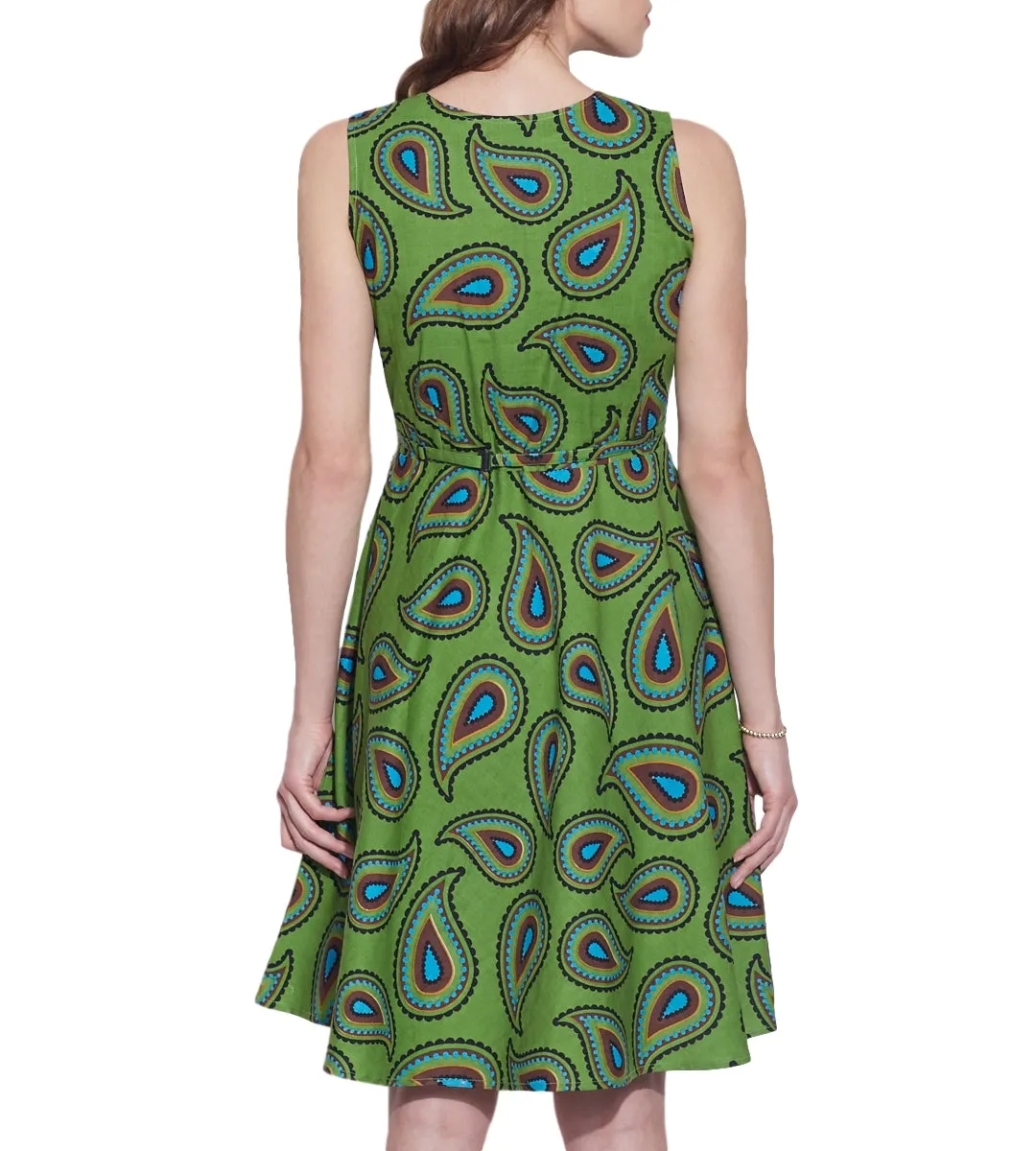 Womens Accessories Cotton Printed Dress,Machine Washable,W-CPD46-1623, Size-46 Inch
