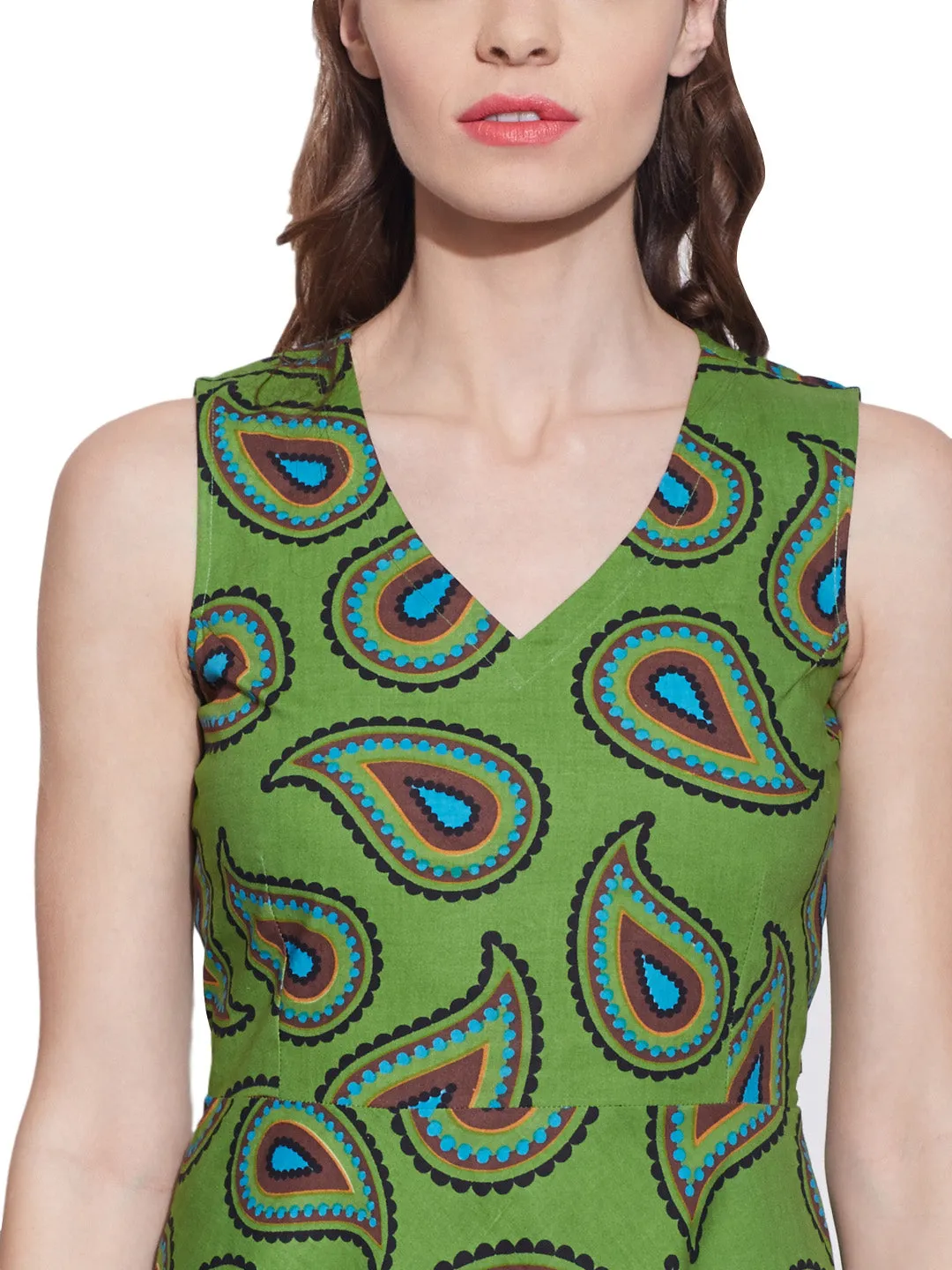 Womens Accessories Cotton Printed Dress,Machine Washable,W-CPD46-1623, Size-46 Inch