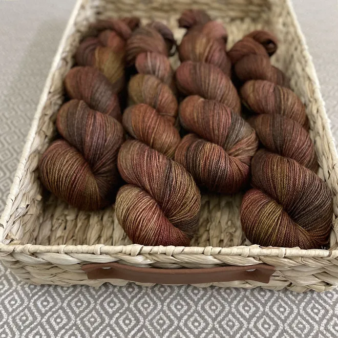 Yakity Yak Fingering Weight Yarn - Autumn Flame